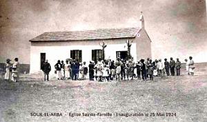 2203- Souk-el-Arba - Eglise Sainte Famille - Inauguration - 25 Mai 1924